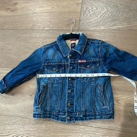 Vintage Baby Gap Classic Denim Jacket Distressed Size Toddler 4 Years - Picture 6 of 12